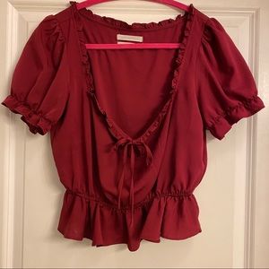 UO Maroon Top